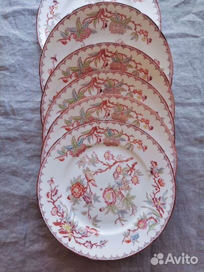 Антикварные тарелки Sarreguemines