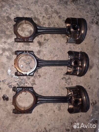 Поршень с шатуном volkswagen skoda 1.4
