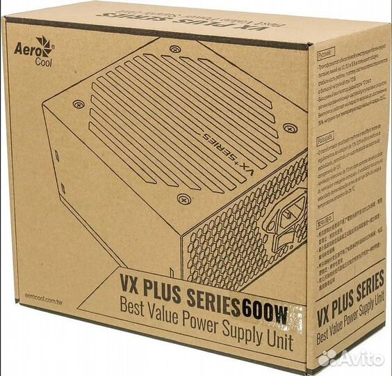Блоки питания Aerocool 500/550 с гарантией 2 года