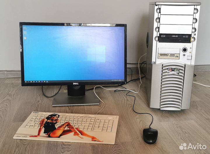 Бу компьютер Intel Core i5 и монитор dell SE2416H