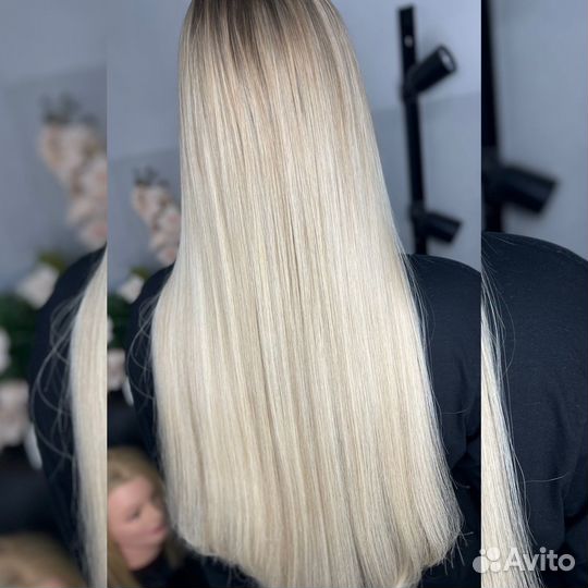 Наращивание волос, коррекция