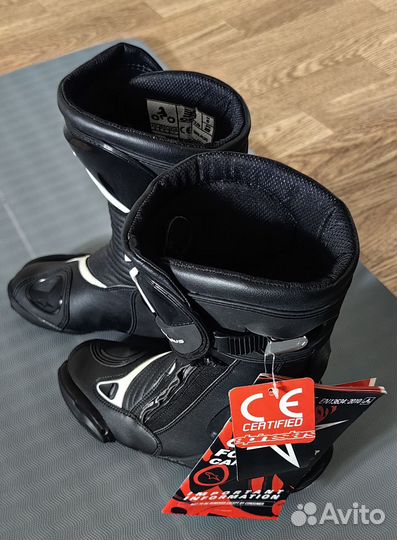 Мотоботинки alpinestars SMX plus новые