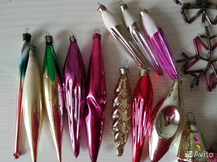 Игрушки на елку разных годов СССР