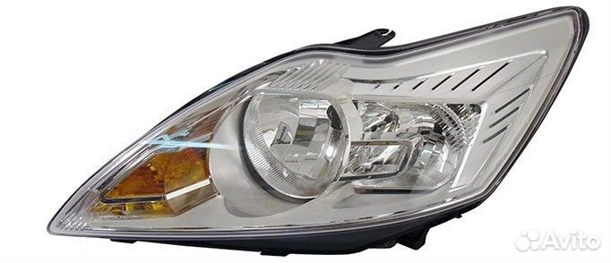 Фара Форд Фокус 2 рестайлинг хром