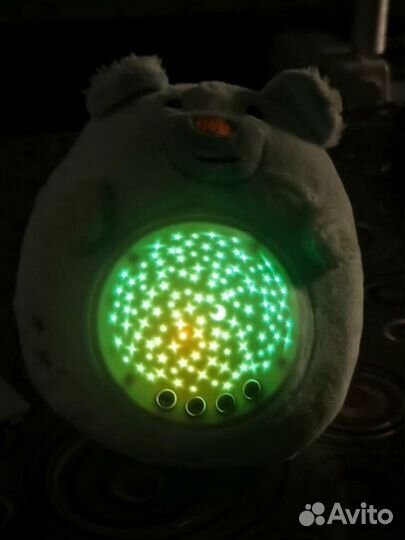Проектор ночник игрушка звезд на потолок