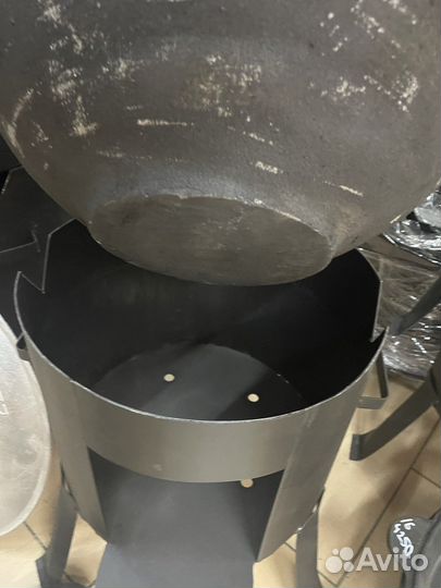 Казан 22 литра (плоское дно)