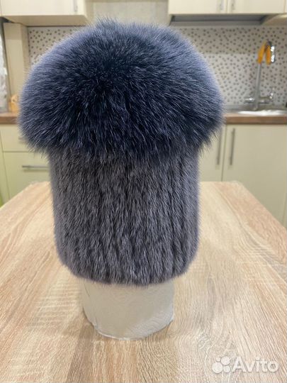 Шапка норковая женская новая