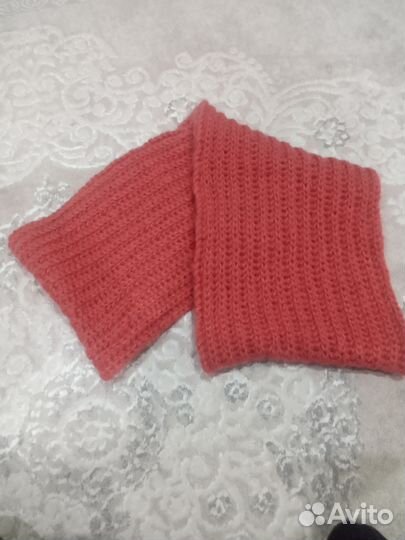 Комплект шапка и снуд женский