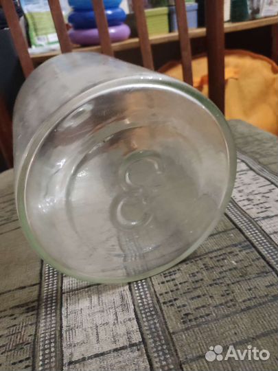 Бутыль стеклянная 3 литра с крышкой