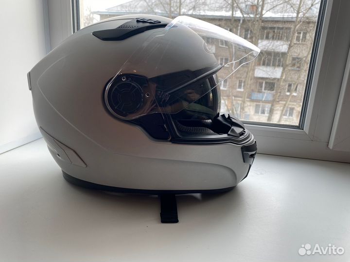 Мотошлем, перчатки