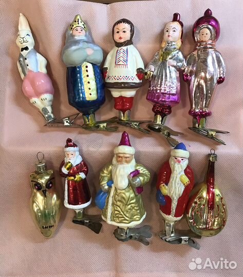 Елочные игрушки СССР