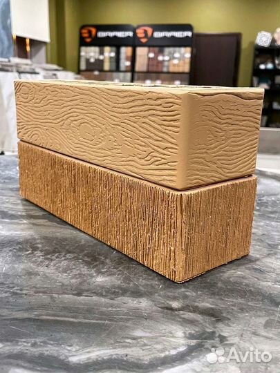 Лицевой кирпич солома скала Железногорский