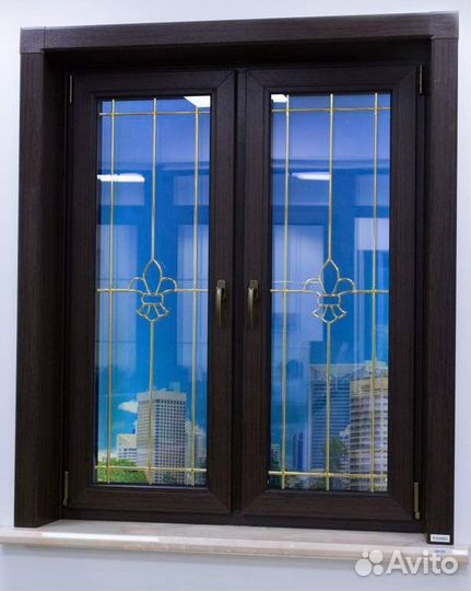 Окно пвх ламинированное
