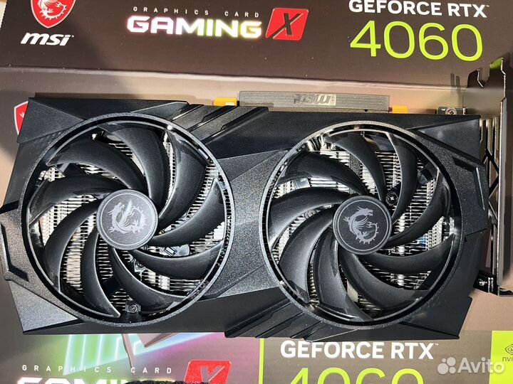Видеокарта MSI GeForce RTX 4060 gaming X 8g
