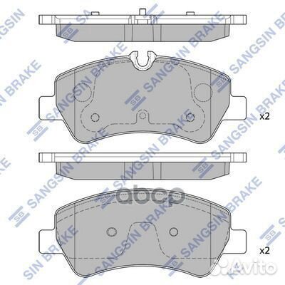 Колодки тормозные дисковые Ford Transit/Tourneo