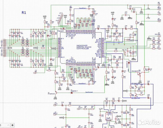 Звуковой контроллер на базе m62433afp