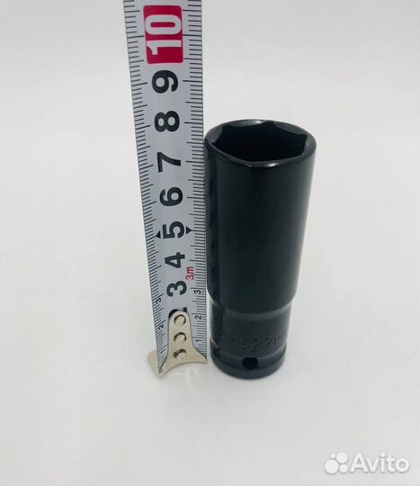 Головка ударная глубокая 6-гранная 1/2''DR (22 мм)