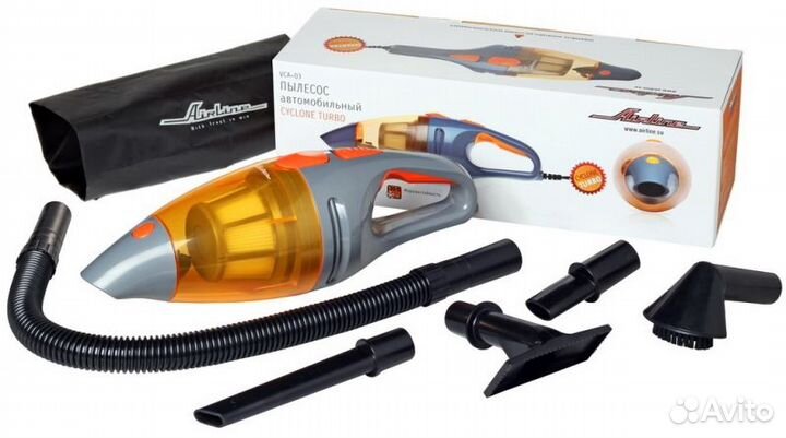 Пылесос cyclone turbo в сумке (150вт, 0,5л, 6 кпа)