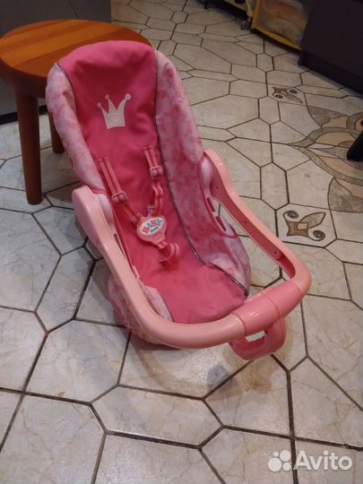 Переноска-автокресло для куклы Baby born