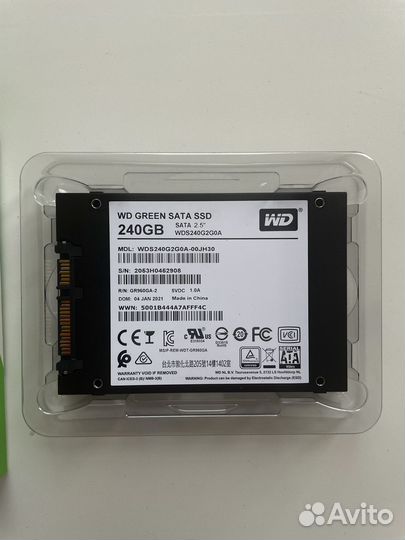 Ssd накопитель wd green 2.5