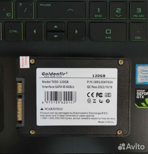 SSD 120Gb(новые) +Установка Windows 7/10 на диск