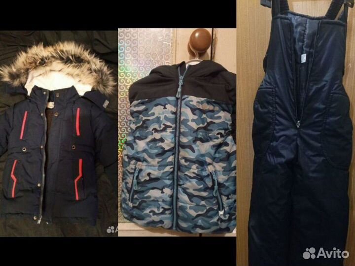 Пакет теплых вещей на мальчика 110-116