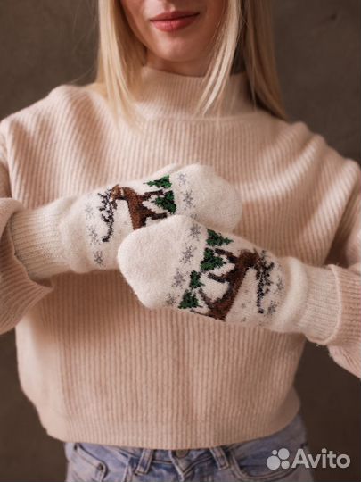 Новые варежки, носки зимние опт розница