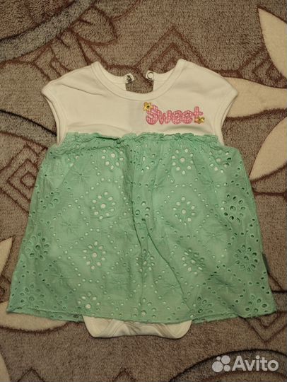 Платья летние на девочку 68, 74