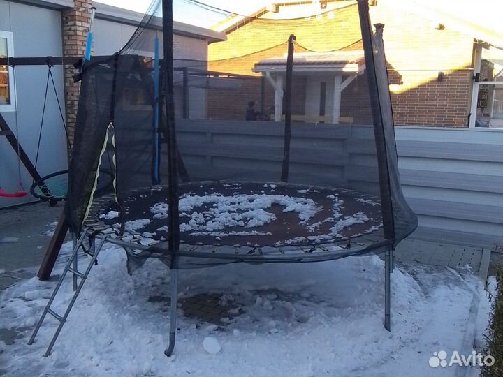 Детский батут с сеткой бу