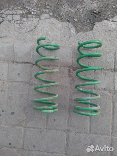 Пружины стоек заниженные