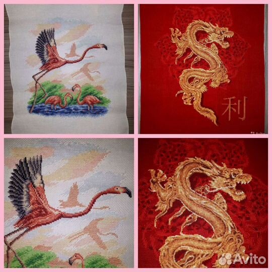 Вышивка крестом, картина, ручная работа, подарок