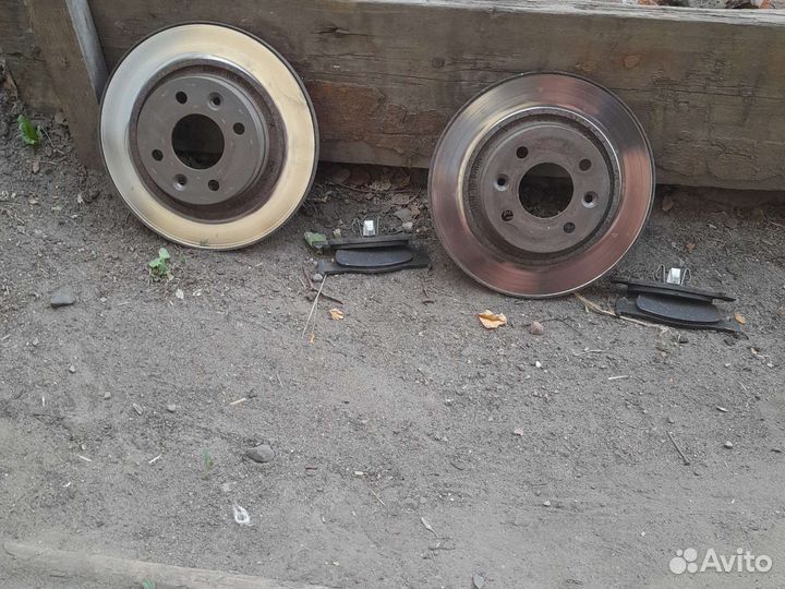 Тормозные диски и колодки renault logan 2