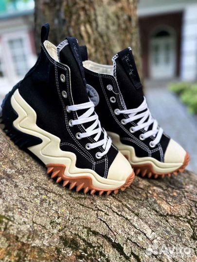 Кеды Converse Run Star Motion black (тракторы)