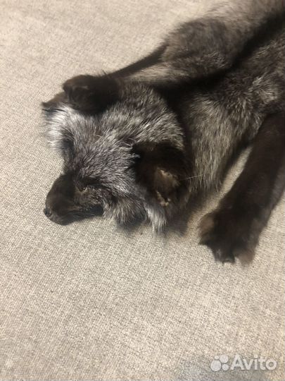 Воротник горжетка из чернобурки