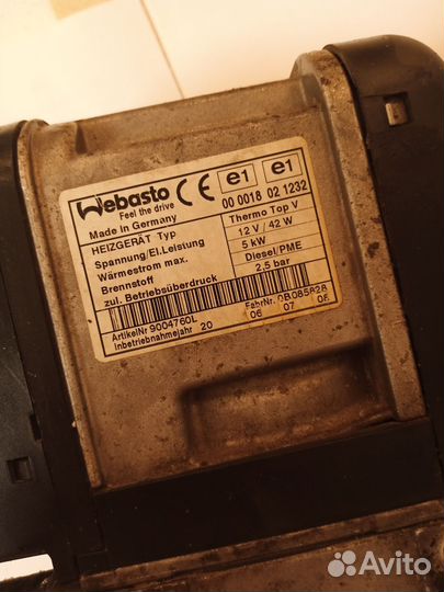 Webasto вебасто, на volkswagen touran