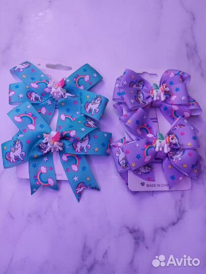 Комплекты бантиков ручной работы