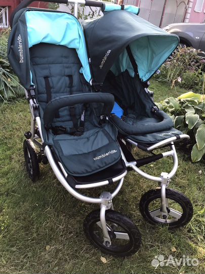 Коляска для двойни bumbleride indie twin