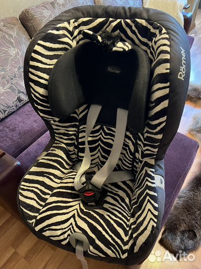 Автокресло britax romer king plus SMART zebra