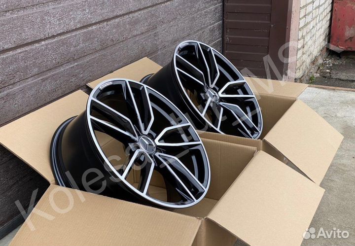 Диски r19 Mercedes AMG C/E-class Black Machined