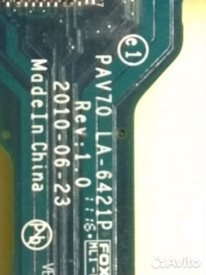 Плата ноутбука eMachines 355 PAV70