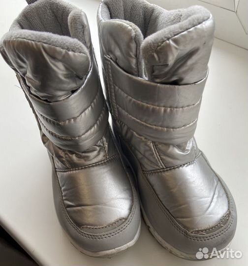 Дутики зимние детские 27 размер на девочку