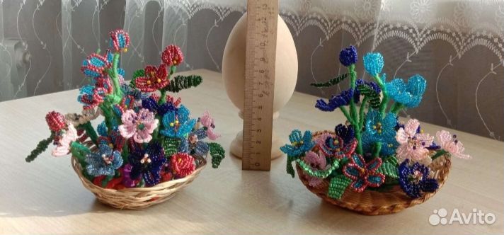 Букет из бисера