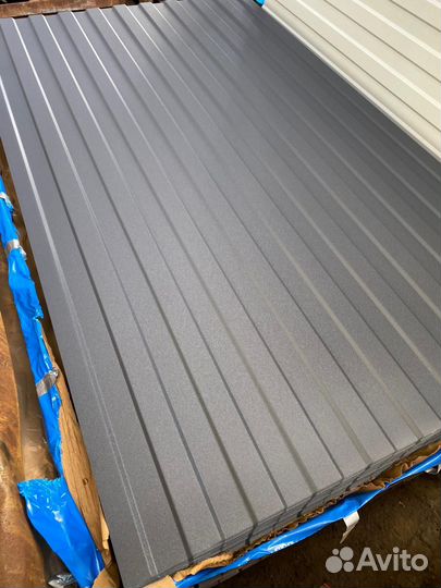 Профнастил С-8 графит матовый 1.2х2м 0.45мм