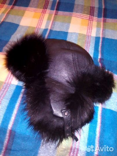 Шапка ушанка мужская