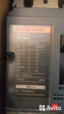 Автоматические выключатели Merlin Gerin 16-630A