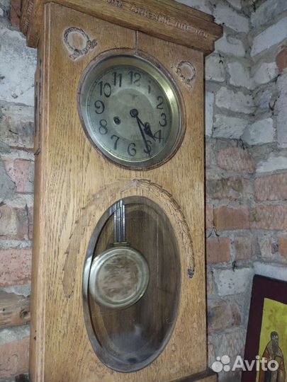 Старинные настенные часы Германия