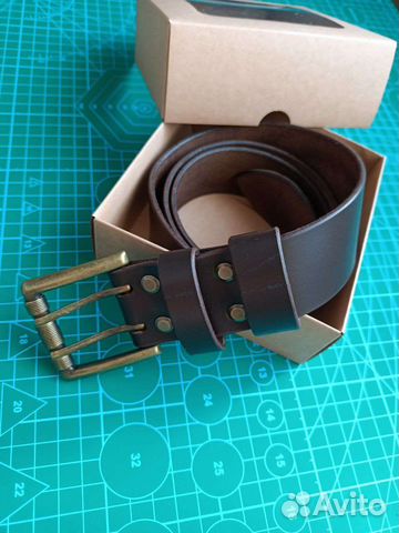 Кожаный ремень ручной работы