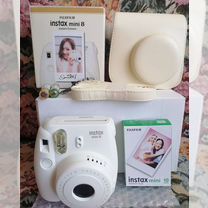 Моментальный фотоаппарат печати instax mini Белая