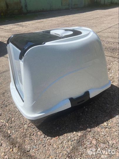 Закрытый лоток для кошек большой