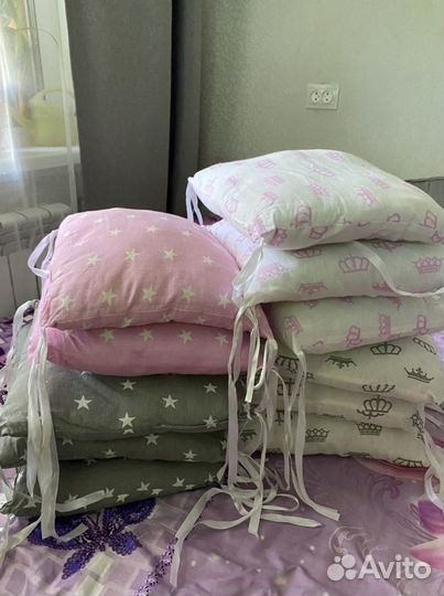 Бортики в детскую кроватку